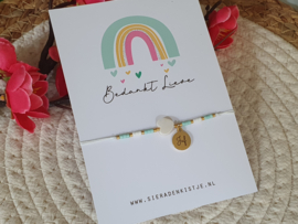 Cadeautje voor Juf "Liefde Voor De Juf" - Keuze Uit Veel Kleuren En Kaartjes