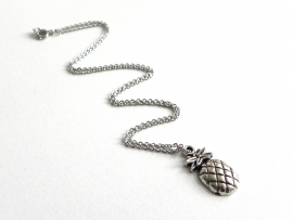 Korte Ketting "Silver Pineapple"