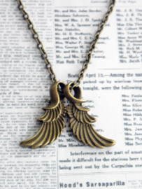 Ketting "Angel Wings" in brons