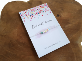 Cadeautje Voor Juf Met Kaartje "Bedankt Lieve Juf"