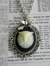 Camee Ketting "Owl Cameo"