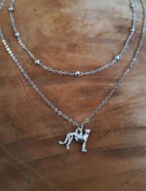 Luipaard Ketting "Small Leopard" met GRATIS extra ketting