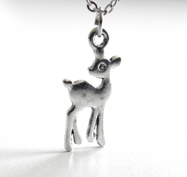 Subtiele Ketting "Silver Deer"