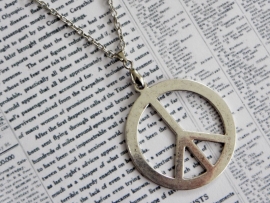 Ketting "Large Peace" met groot peace teken