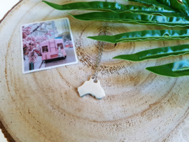 Landkaart Ketting "Silhouette Map of Australia" Small