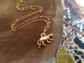 Panter Ketting "Golden Panther"