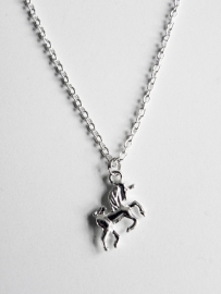 Eenhoorn Ketting "Unicorn" Silver Plated