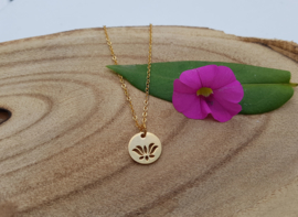 Lotus Ketting "Lotus Coin"