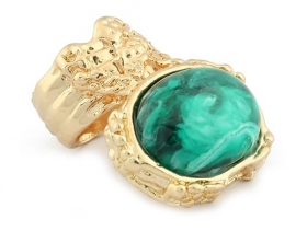 Ring "Emerald Green Artsy Ring"