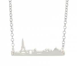 Subtiele Ketting "Paris Skyline"