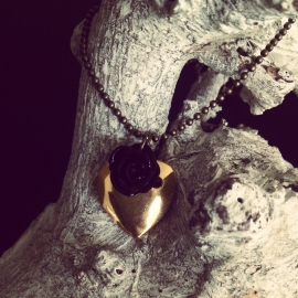 Medaillon Ketting "Gold Heart Locket"