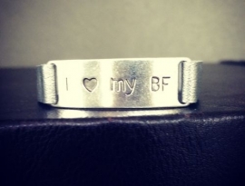 Vriendschaps Armband "I Love My BF"
