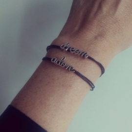 Armbandje "Text" Adore of Dream