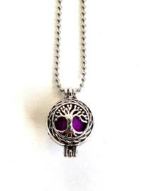 Parfum Medaillon Ketting "Tree Of Life"