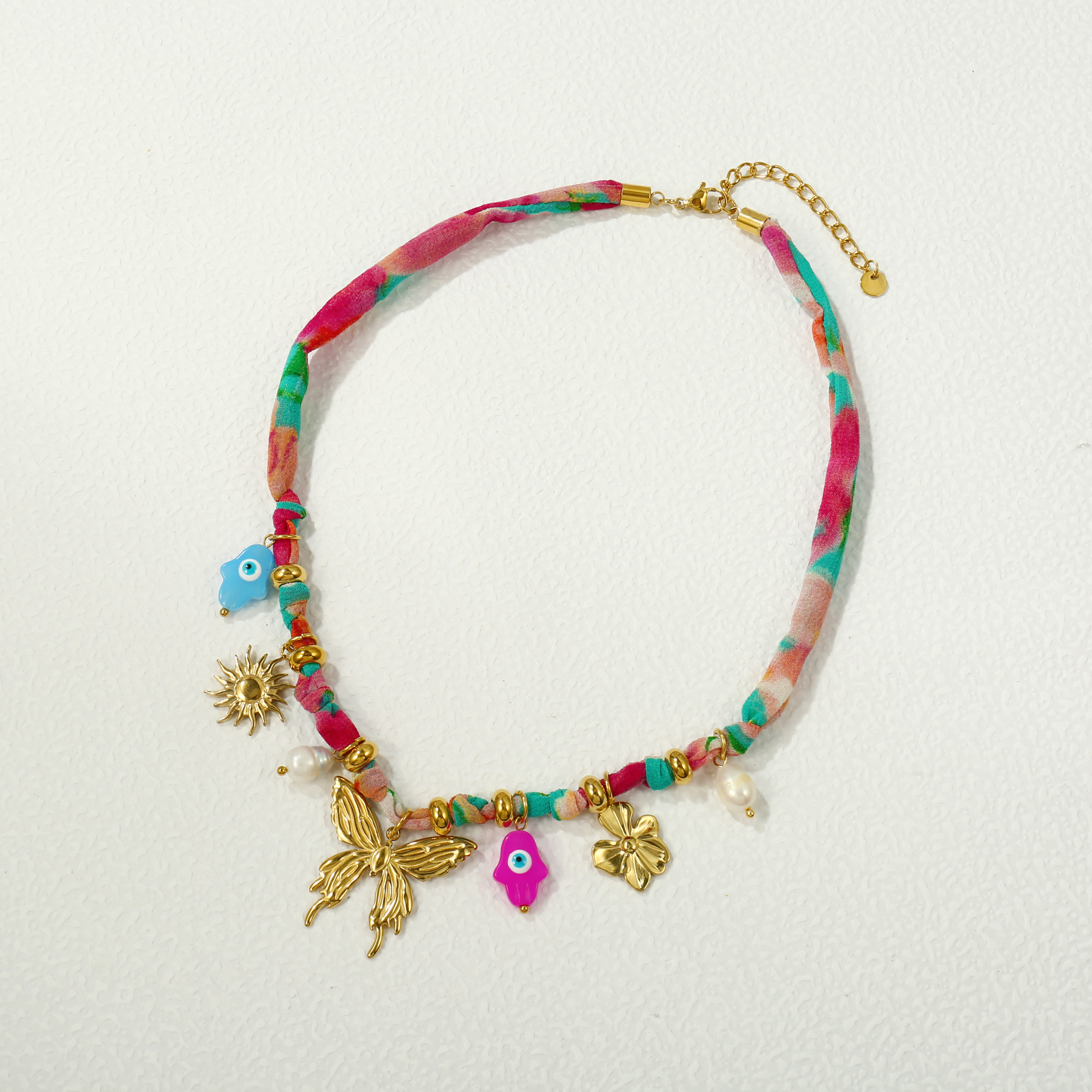 Scarf Ketting "You're My Butterfly" Stainless Steel