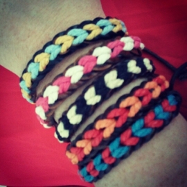 Armbandje "Braided Friendship