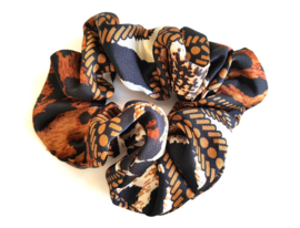 Scrunchie "Rope Chain Print" Bruin