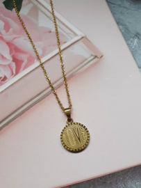 Love Ketting "Love Coin" Stainless Steel