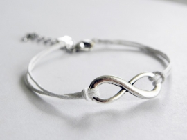 Infinity Armband - Wit