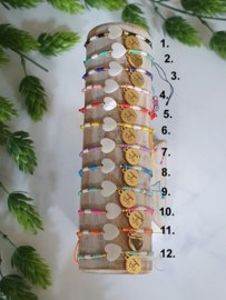 Cadeautje voor Juf "Liefde Voor De Juf" - Keuze Uit Veel Kleuren En Kaartjes
