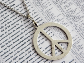 Ketting "Large Peace" met groot peace teken