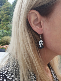 Halloween Oorbellen "Scream"