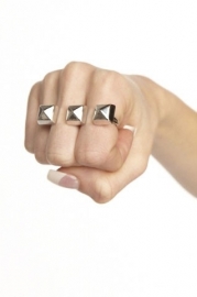 Two Finger Ring "Studs"