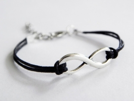 Infinity Armband - Zwart