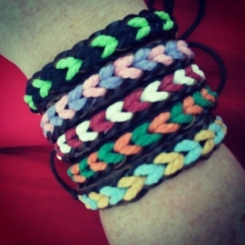 Armbandje "Braided Friendship