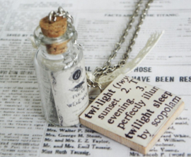 Ketting "Bottled Fur Of Werewolf" -gereserveerd voor Simone!