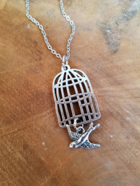 Vogelkooi Ketting "One Day I`ll Fly Away"