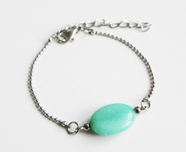 Armband "Natural Aquamarine"