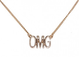 Ketting "OMG" Goudkleurig