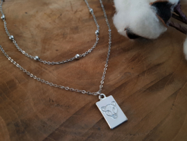 Luipaard Ketting "Wild Leopard" met GRATIS extra ketting