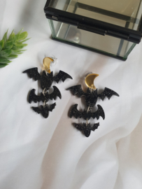 Vleermuis Oorbellen "The Bats Have Left The Bell Tower"