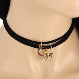 Choker setje "Sun Moon Stars"