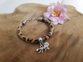 Luipaard Armband "Leopard Initial"