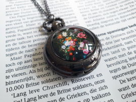 Zakhorloge Ketting "Floral Timepiece" Medium