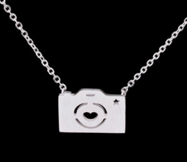 Camera Ketting "Photographer" Stainless Steel