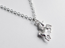 Eenhoorn Ketting "Unicorn" Silver Plated