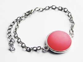 Armband "Matte Pink Polaris"