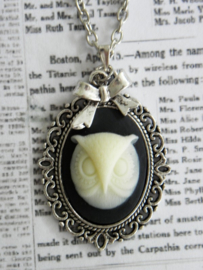 Camee Ketting "Owl Cameo"