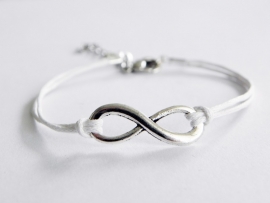 Infinity Armband - Wit