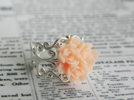 Ring "Multiflower Nude Pink"