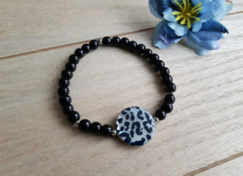 Schelp Armband Met Luipaardprint "Leopard Shell"