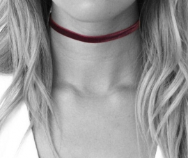 Choker ketting "Red Velvet"