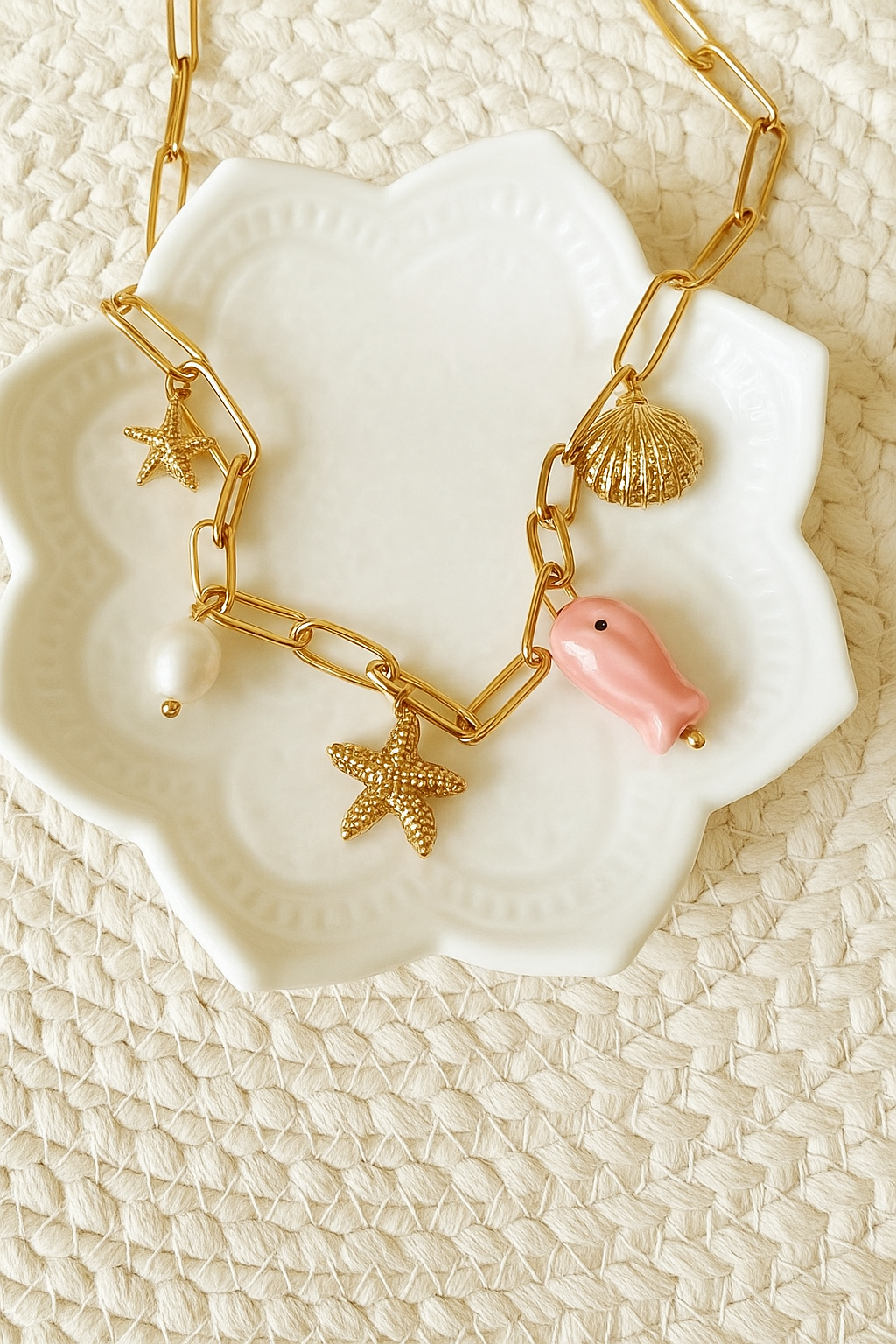 Bedel Ketting "Love To See The Ocean" Stainless Steel