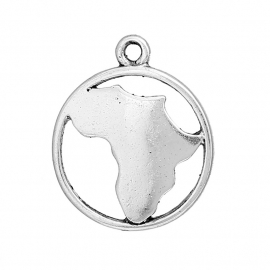 Landkaart Ketting "Silhouette Map of Africa"