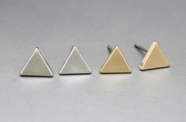 Oorbellen "Tiny Triangle"