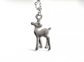 Subtiele Ketting "Silver Deer"